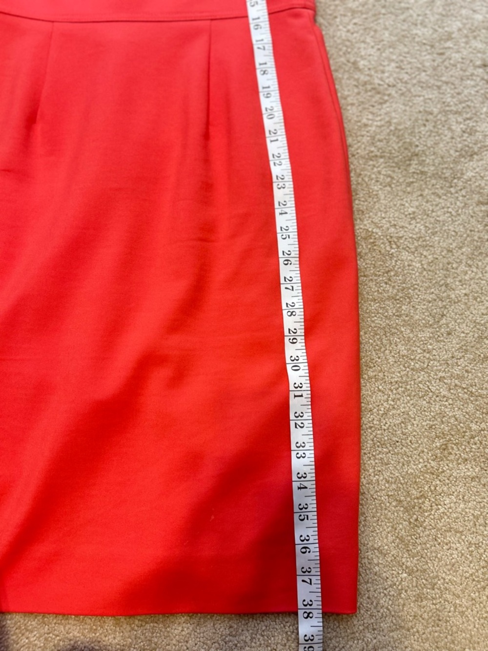 Women's ANTONIO MELANI Coral Cap-Sleeve Elegant Waist-Defined Midi Dress SZ 4 - Picture 13 of 14